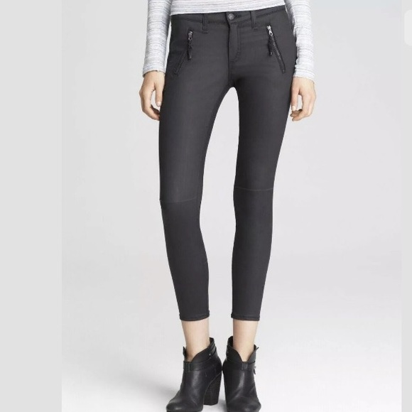 Rag & Bone Black Tassel Jean Legging  Skinny 27 - Picture 1 of 7
